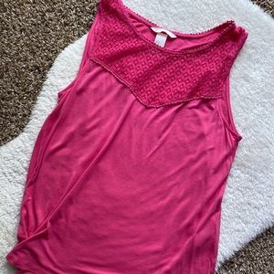 H&M bright Pink tank Medium